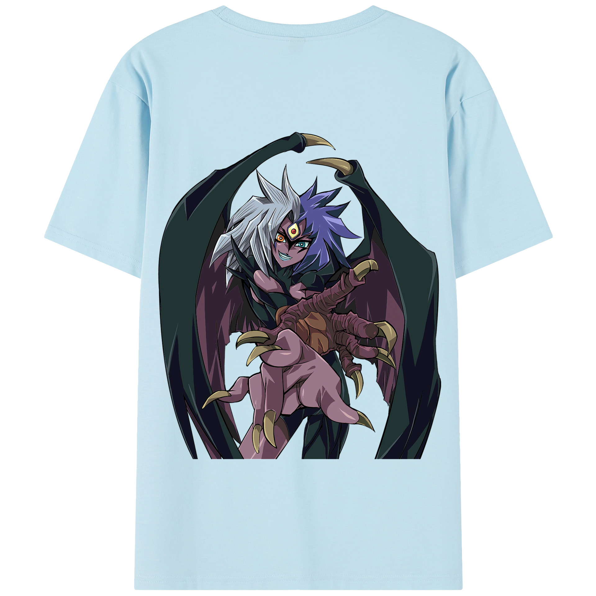 （画像用） 遊☆戯☆王 Yu-Gi-Oh! 綿100％半袖Tシャツ（背面プリント）